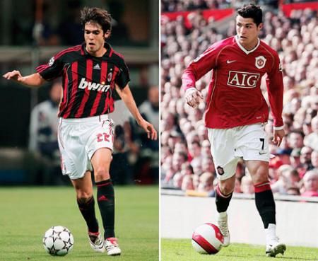 kaka vs c.ronaldo